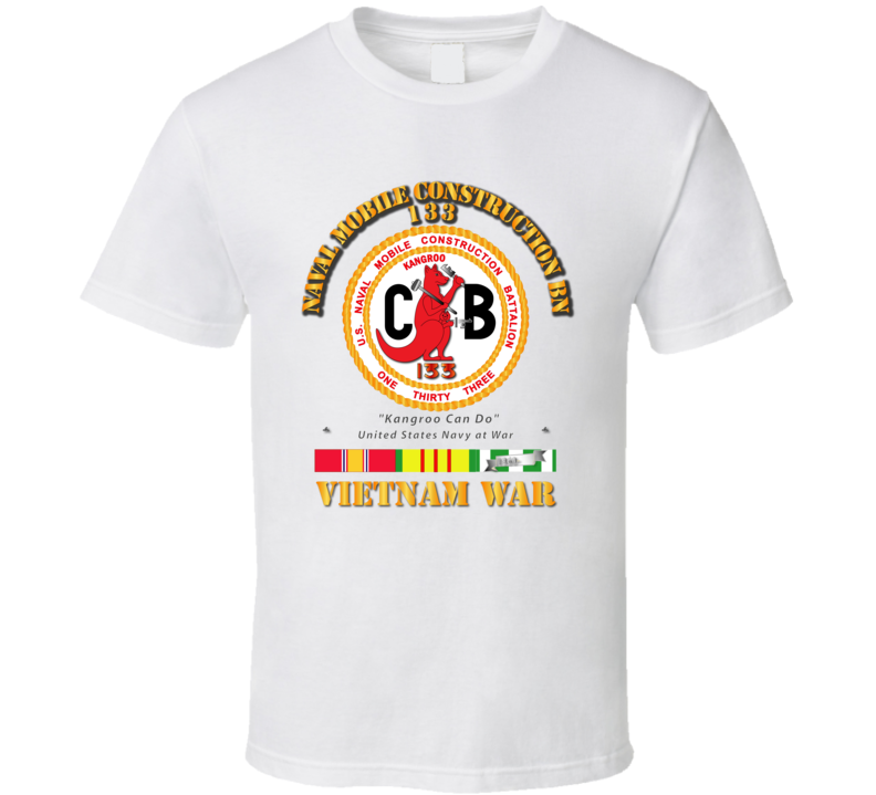 133 NCB w VN SVC Ribbons - Vietnam T Shirt