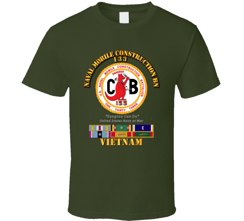 133 NCB w VN SVC Ribbons - Vietnam T Shirt
