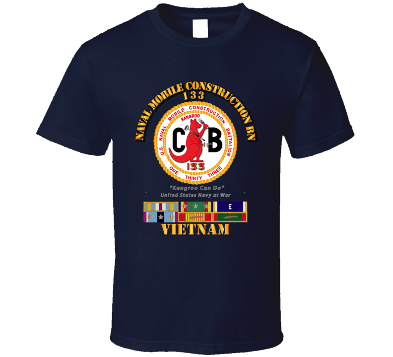 133 NCB w VN SVC Ribbons - Vietnam T Shirt