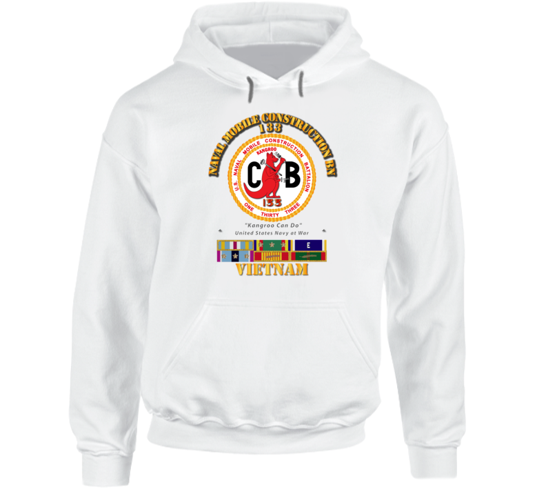 133 NCB w VN SVC Ribbons - Vietnam Hoodie