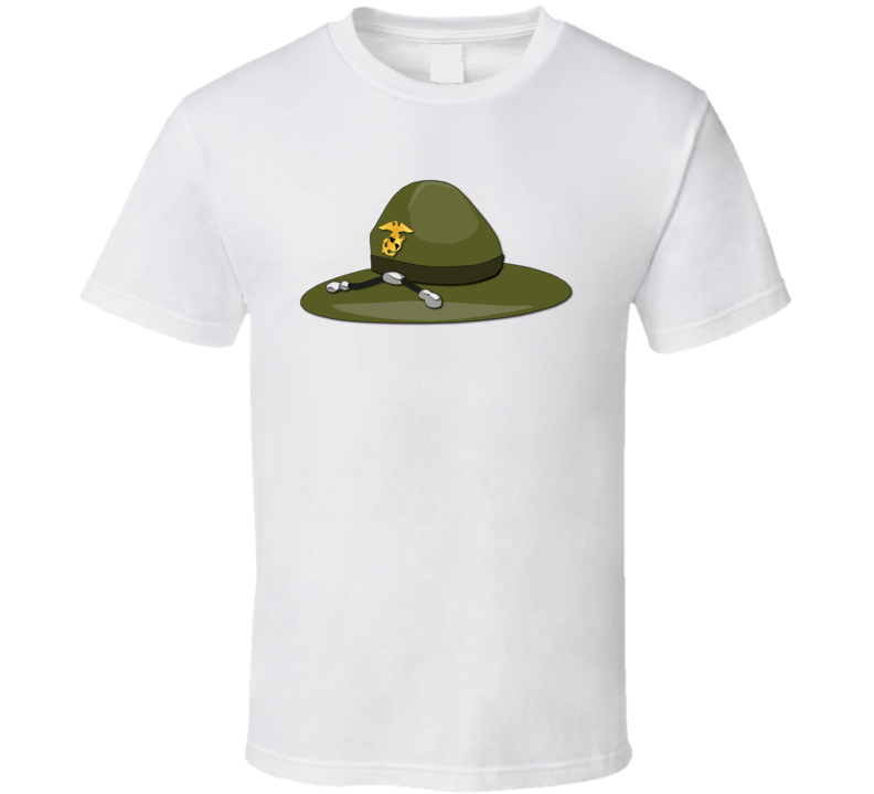 USMC - Campaign Hat T Shirt
