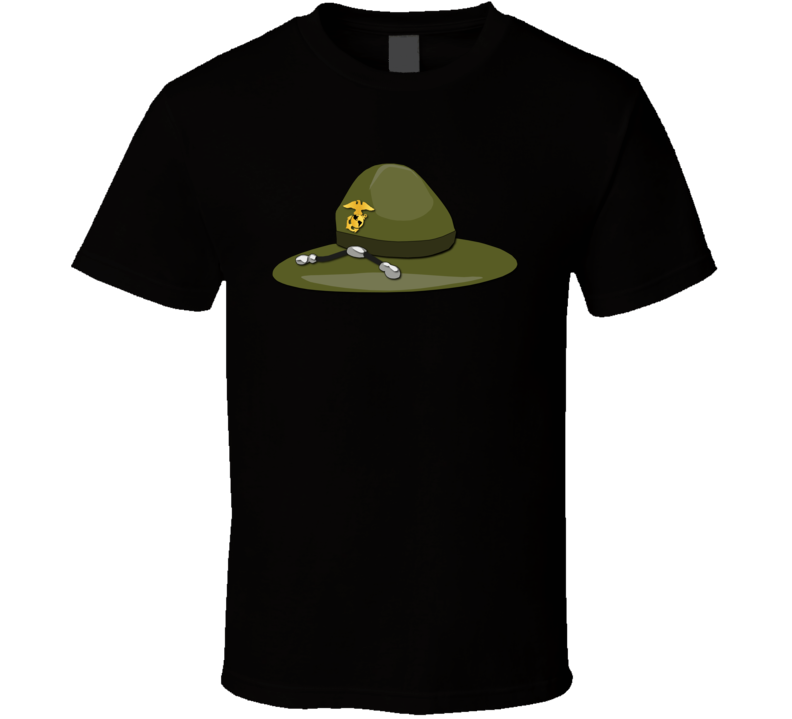 USMC - Campaign Hat T Shirt