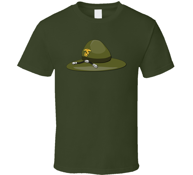 USMC - Campaign Hat T Shirt