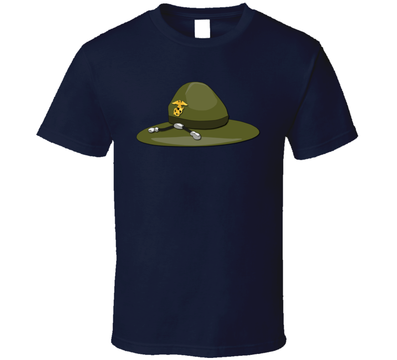 USMC - Campaign Hat T Shirt