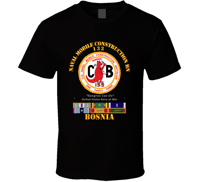 133 NCB w SVC Ribbons - Bosnia T Shirt