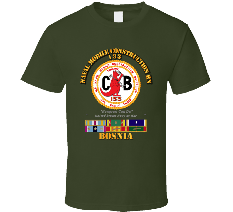133 NCB w SVC Ribbons - Bosnia T Shirt