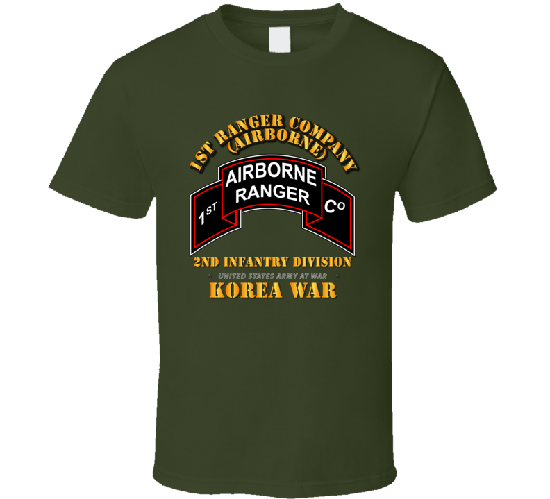 1st Ranger Co - 2nd ID T Shirt