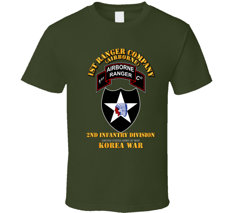 1st Ranger Co - 2nd ID SSI T Shirt