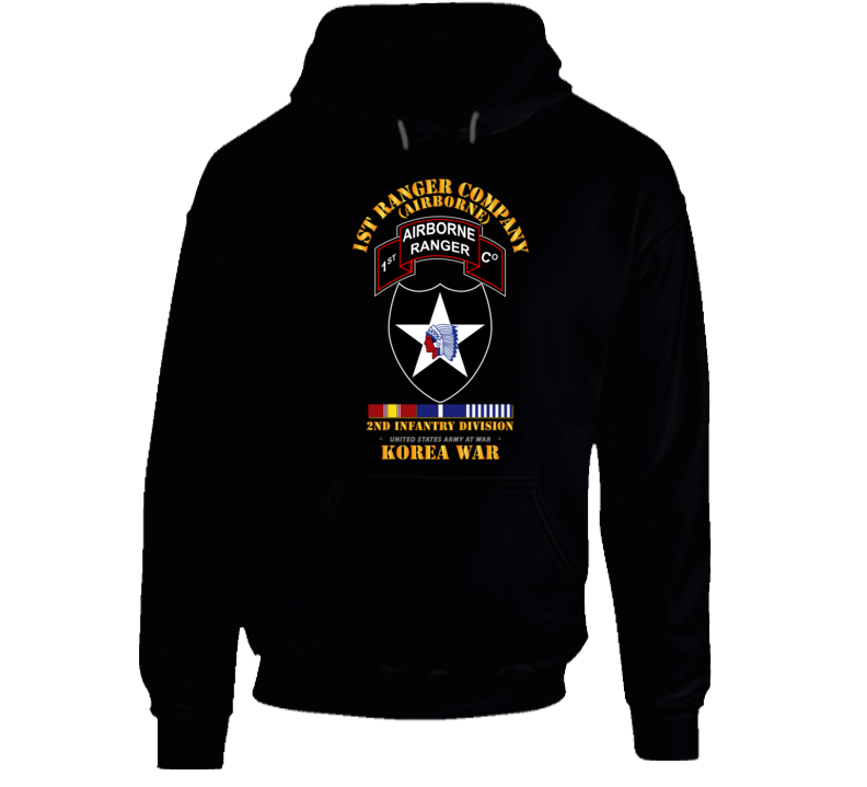 1st Ranger Co - 2nd ID SSI w SVC Hoodie
