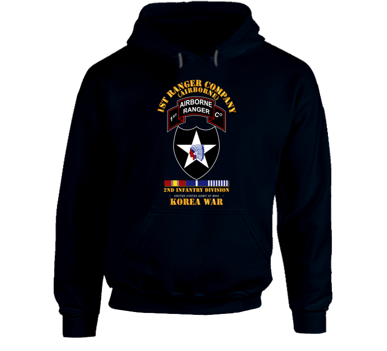 1st Ranger Co - 2nd ID SSI w SVC Hoodie