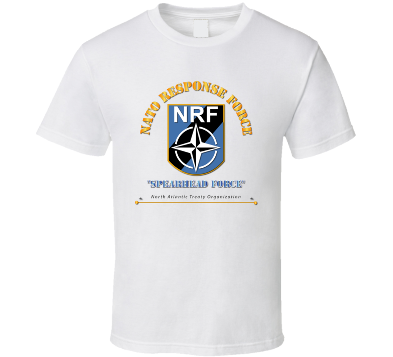 NATO Response Force w Txt T Shirt