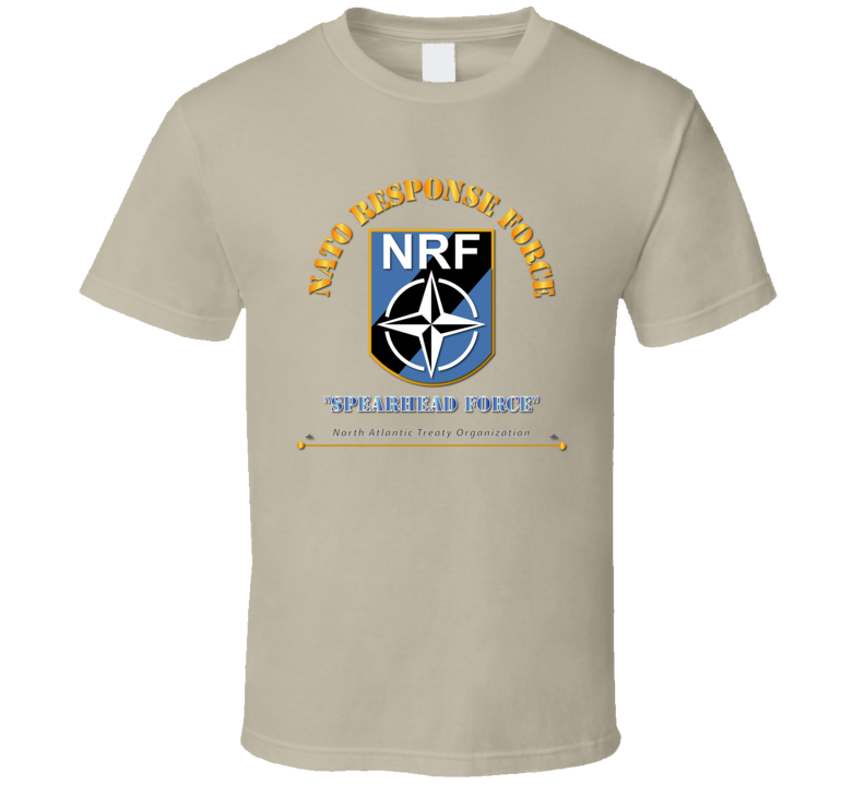 NATO Response Force w Txt T Shirt