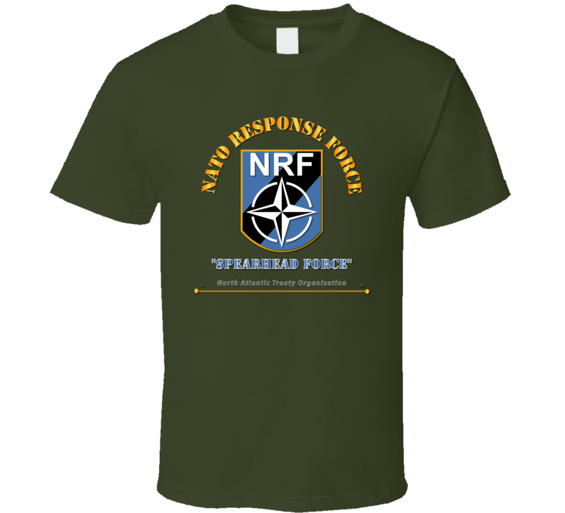 NATO Response Force w Txt T Shirt