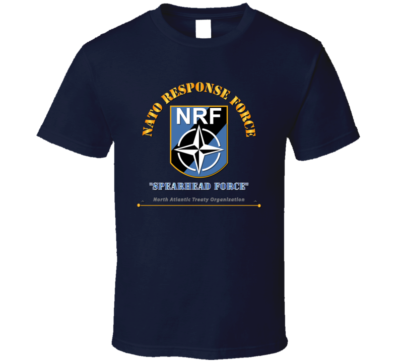 NATO Response Force w Txt T Shirt