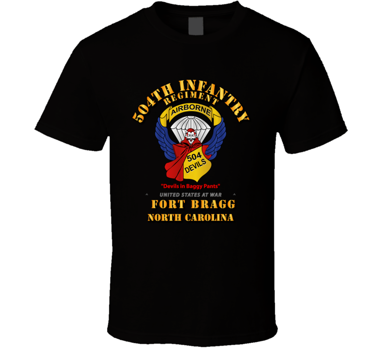 504th Infantry Regiment - Devils - FBNC T Shirt