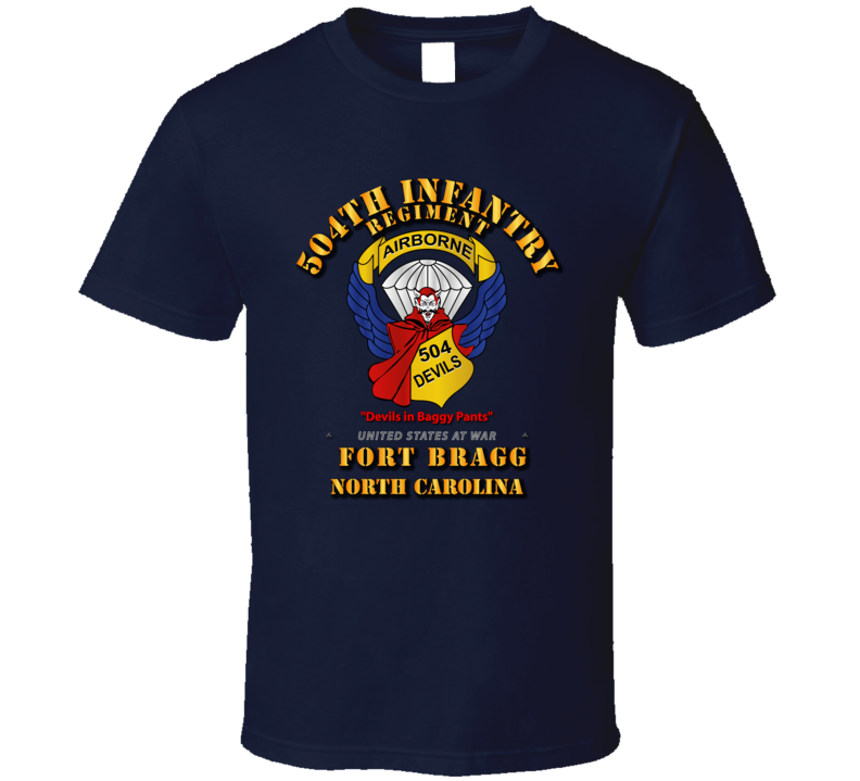 504th Infantry Regiment - Devils - FBNC T Shirt