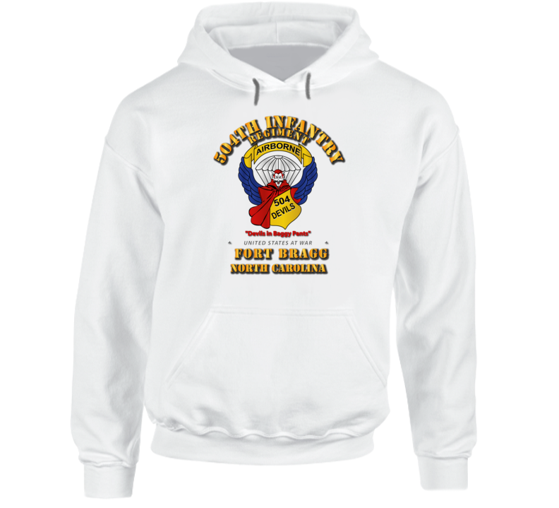 504th Infantry Regiment - Devils - FBNC Hoodie