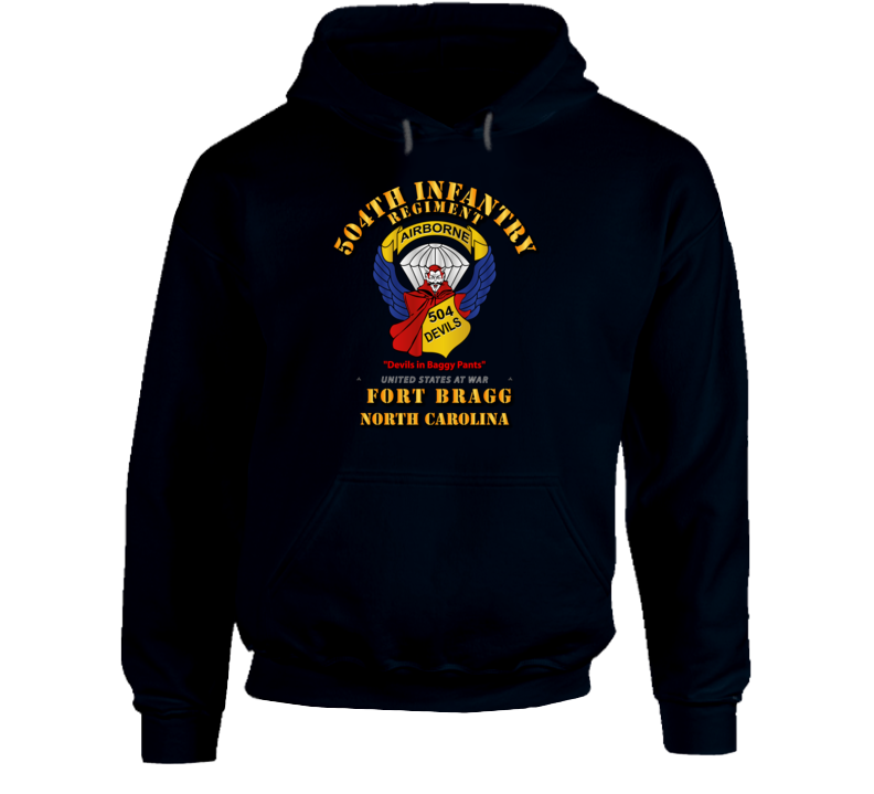 504th Infantry Regiment - Devils - FBNC Hoodie