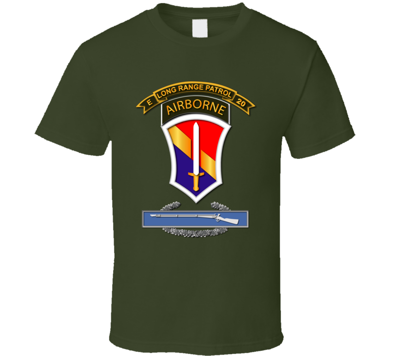 Vietnam - 1st Field Force - E-20 Inf wCIB T Shirt