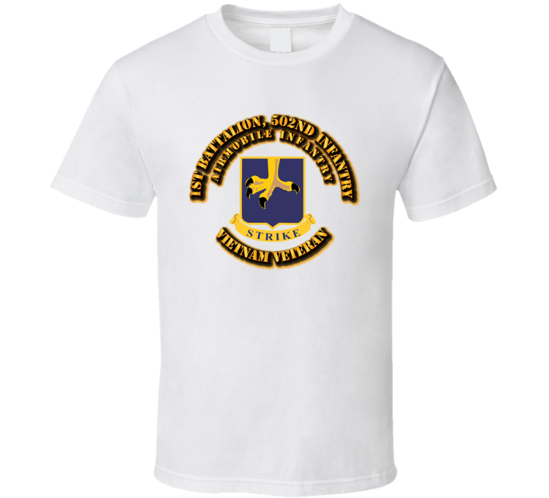 1st Battalion, 502nd Infantry (Airmobile Infantry) Without Svc Ribbon T Shirt