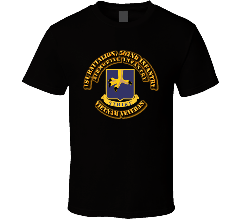 1st Battalion, 502nd Infantry (Airmobile Infantry) Without Svc Ribbon T Shirt