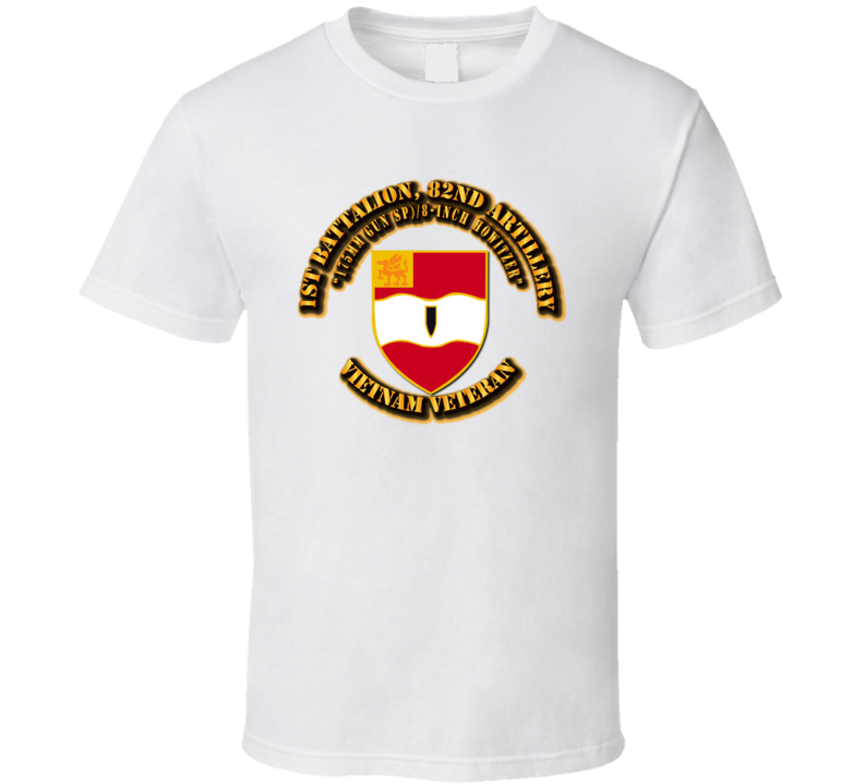 1st Battalion, 82nd Artillery (175mm Gun Sp)/8-inch) Without Svc Ribbon T Shirt