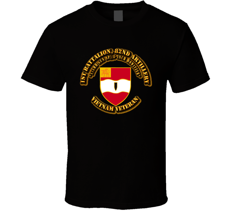 1st Battalion, 82nd Artillery (175mm Gun Sp)/8-inch) Without Svc Ribbon T Shirt