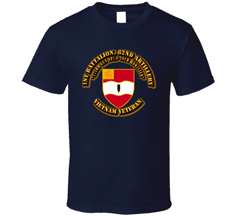 1st Battalion, 82nd Artillery (175mm Gun Sp)/8-inch) Without Svc Ribbon T Shirt