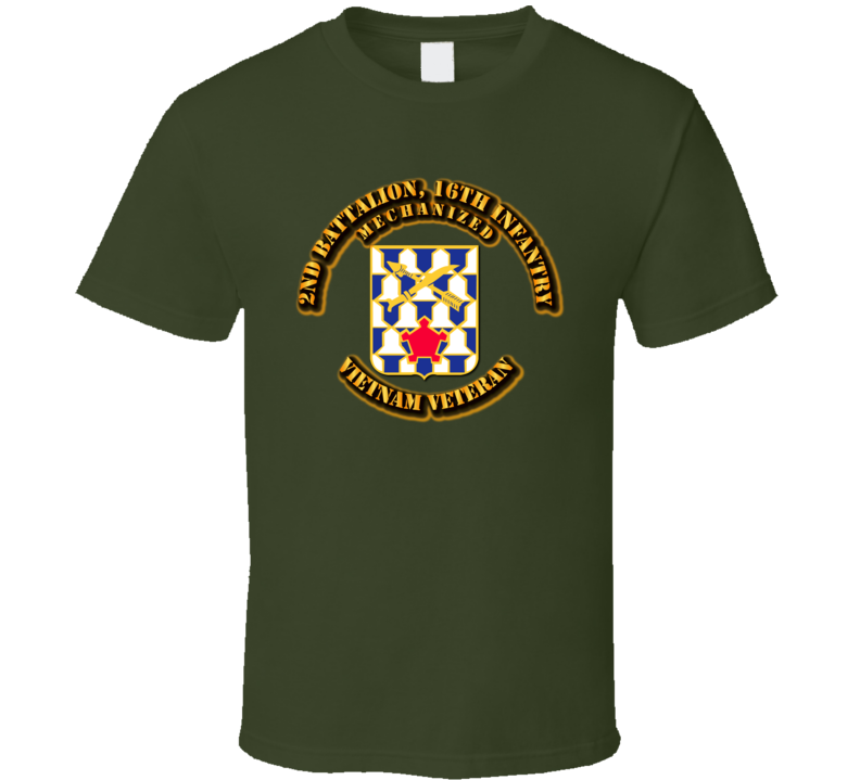 2nd Battalion, 16th Infantry (Mechanized) Without Svc Ribbon T Shirt