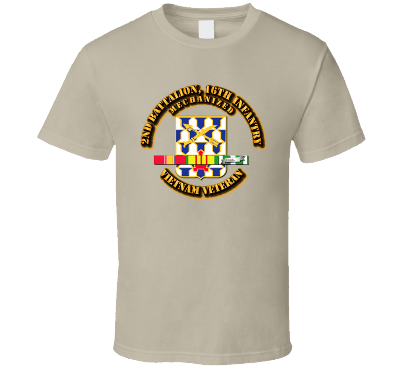 2nd Battalion, 16th Infantry (Mechanized) With Svc Ribbon T Shirt