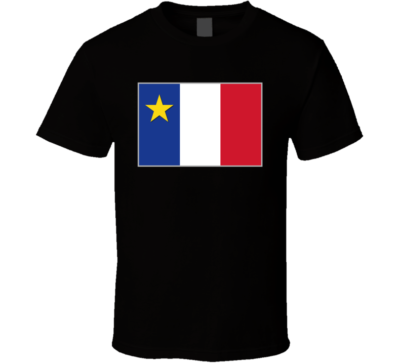 Flag Of Acadia T Shirt