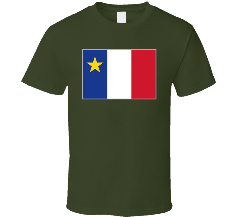Flag Of Acadia T Shirt