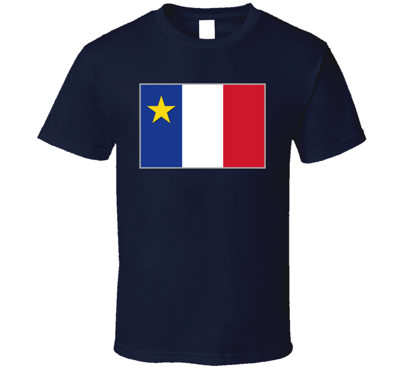 Flag Of Acadia T Shirt
