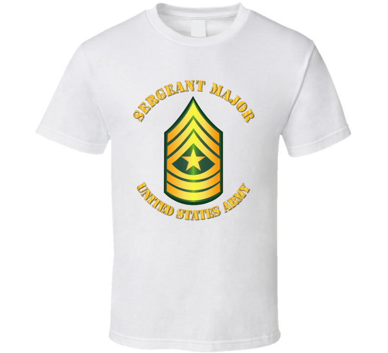 Sgm - Sergeant Major T Shirt