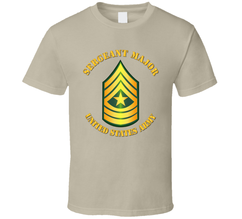 Sgm - Sergeant Major T Shirt