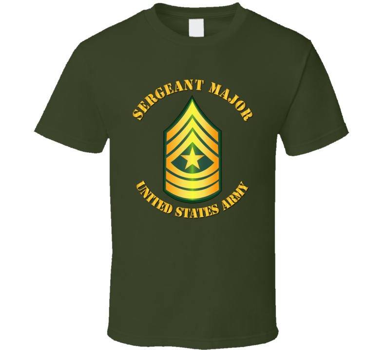Sgm - Sergeant Major T Shirt