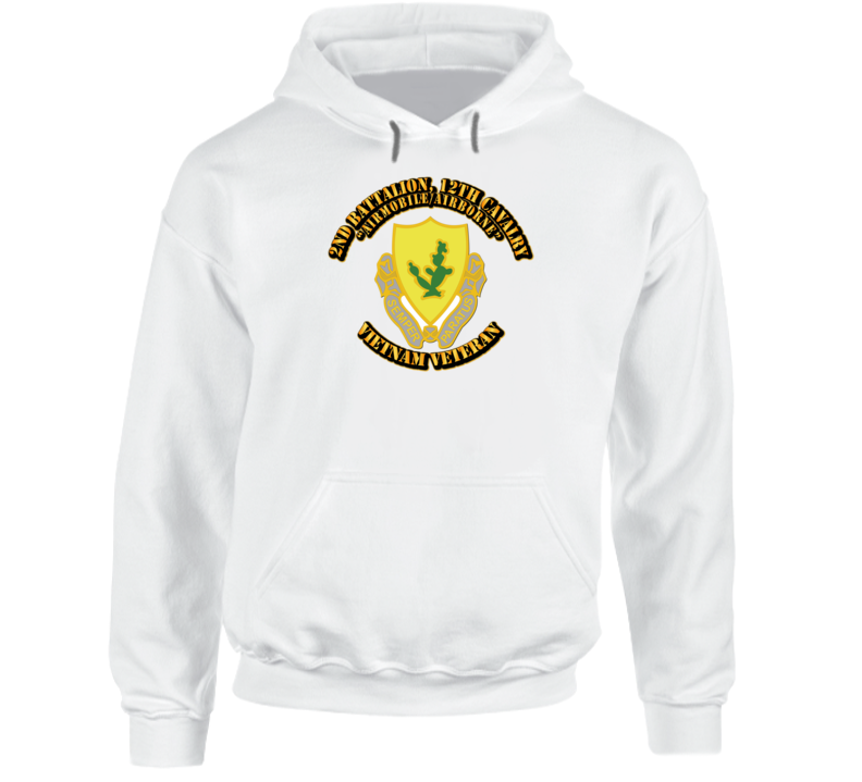 2nd Battalion, 12th Cavalry (Airmobile/airborne) With Txt Hoodie