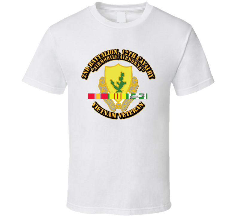 2nd Battalion, 12th Cavalry (Airmobile/airborne) With Svc T Shirt