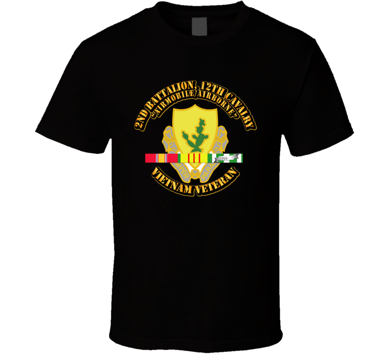 2nd Battalion, 12th Cavalry (Airmobile/airborne) With Svc T Shirt