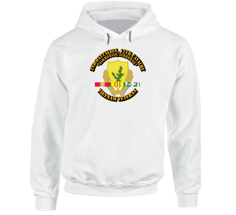 2nd Battalion, 12th Cavalry (Airmobile/airborne) With Svc Hoodie