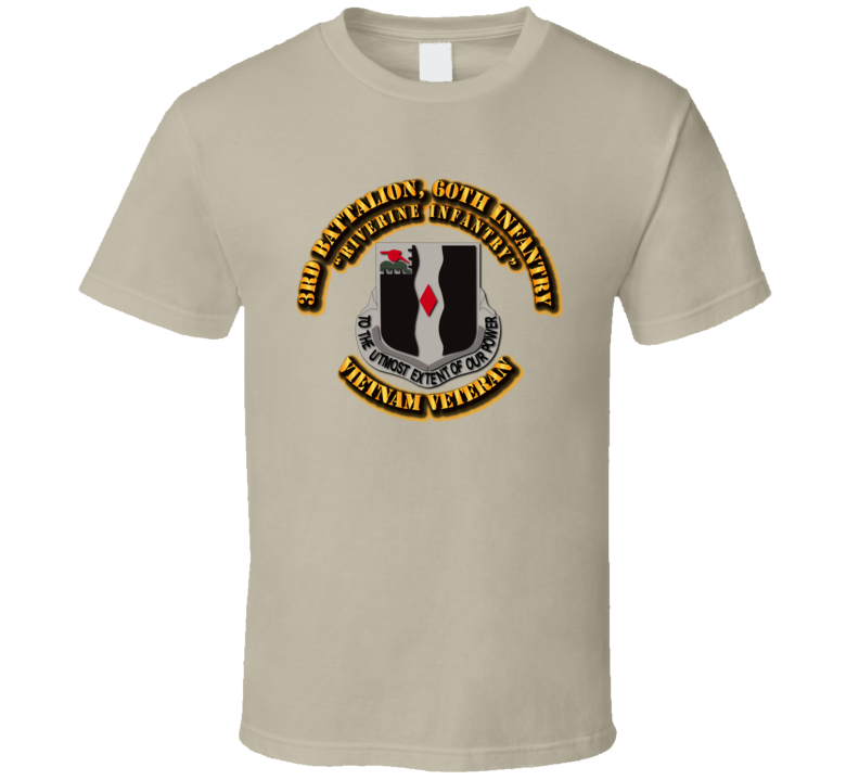 3rd Battalion, 60th Infantry (Riverine Infantry) Without Svc Ribbon T Shirt