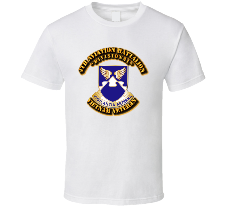 4th Aviation Battalion (Divisional) Without Svc Ribbon T Shirt
