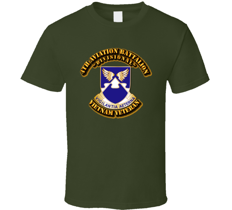 4th Aviation Battalion (Divisional) Without Svc Ribbon T Shirt