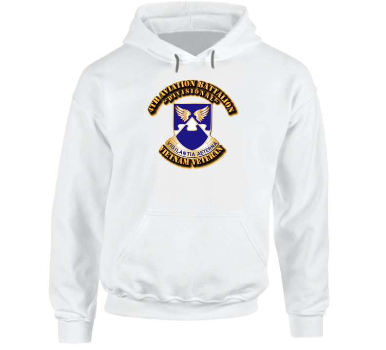 4th Aviation Battalion (Divisional) Without Svc Ribbon Hoodie