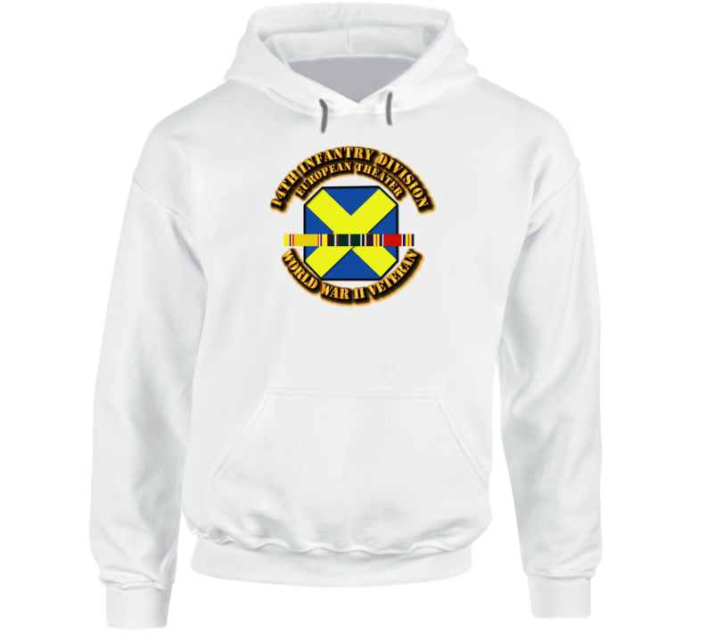 Army - Ssi - 14th Infantry Division - Europe- Wwii Hoodie