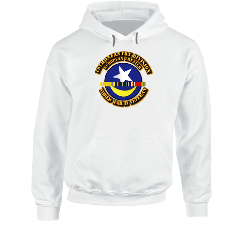 Army - Ssi - 19th Infantry Division - Europe- Wwii Hoodie
