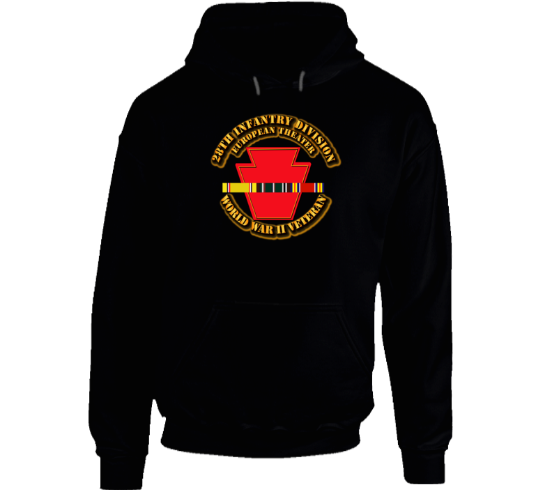 Army - Ssi - 28th Infantry Division - Europe- Wwii Hoodie