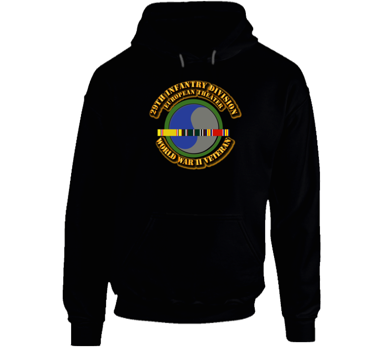 Army - Ssi - 29th Infantry Division - Europe- Wwii Hoodie