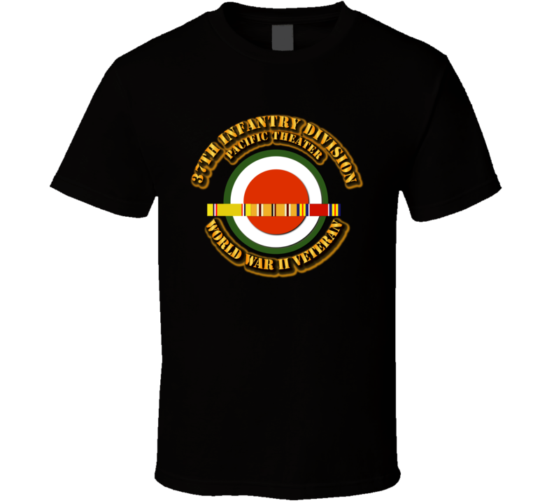 Army - Ssi - 37th Infantr Division - Pacific - Wwii T Shirt