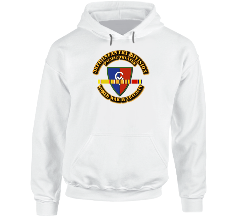 Army - Ssi - 38th Infantry Division - Pacific - Wwii Hoodie